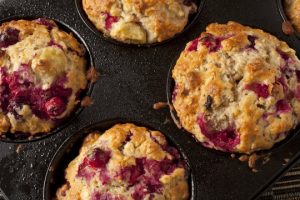 Cranberry pumpkin muffins
