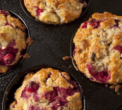 Cranberry pumpkin muffins