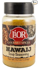 A jar of hawaii seasoning.
