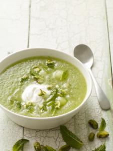 Cold Yogurt Green Fruit Soup Recipe