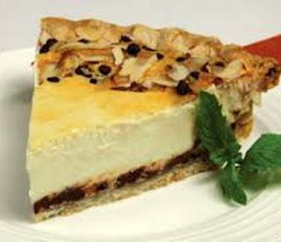 Ricotta almond pie