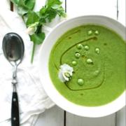 Cold Fresh Pea soup