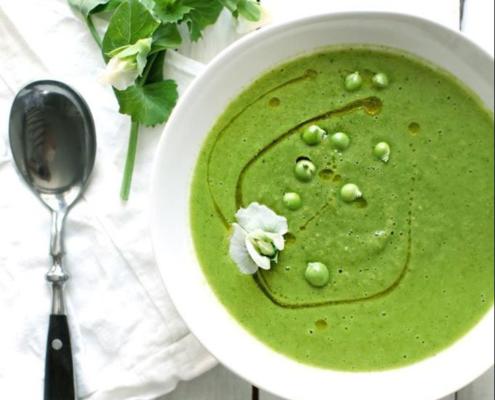 Cold Fresh Pea soup