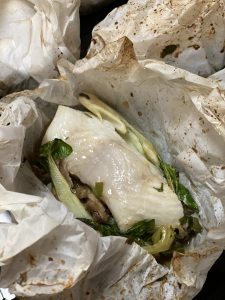 Sea bass Asian style