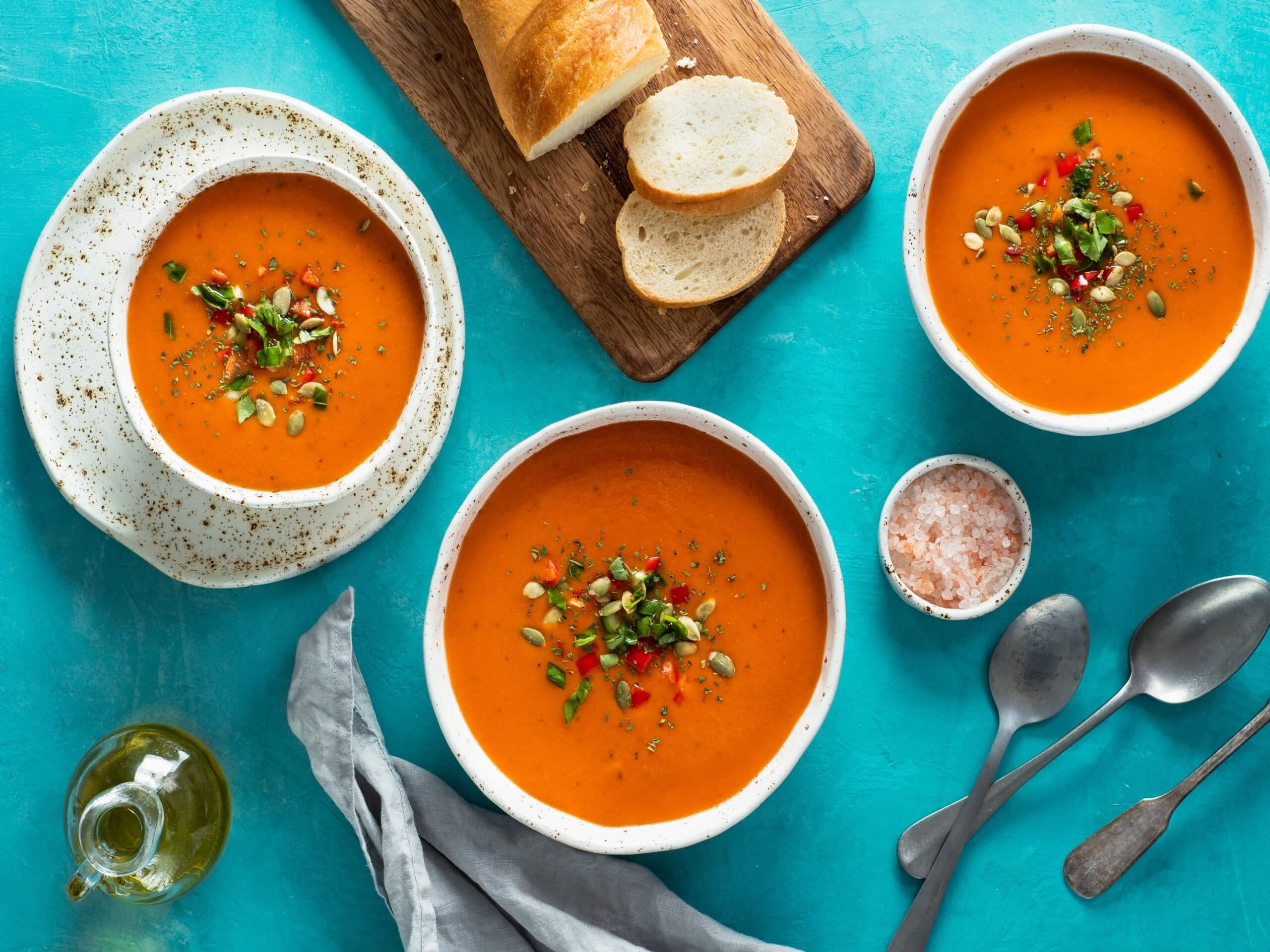 Sorsotomato Gazpacho Fresh Chilled Spanish Soup Vegan Gluten Free 100 | OMAN