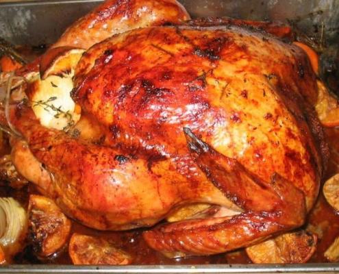 dry spice rub roast turkey