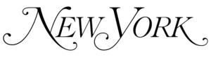 A black and white image of the new york city logo.