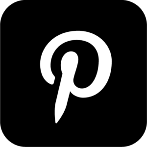 A white pin on top of a black background.