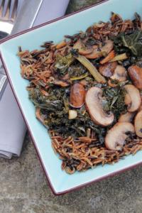 Wild Rice with Mushrooms and Chestnuts Recipe