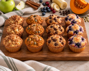 Assorted muffins