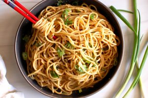 Peanut butter noodles