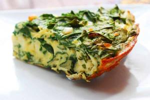 A close up of some food on a plate