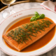 Baked Salmon tomato sauce