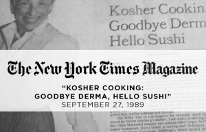 New York Times Magazine kosher cooking cover