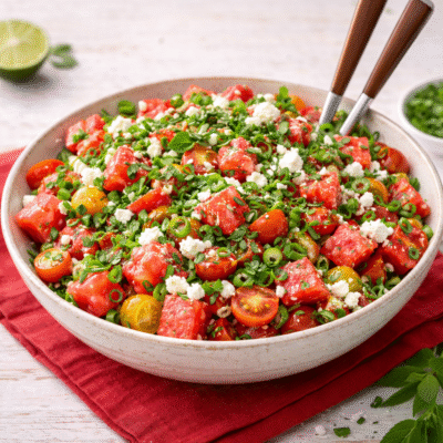 Watermelon salad