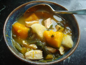 levana-cooks-kosher-queen-of-spelt-Fish-Kabocha-Kale-and-Seaweed-Stew