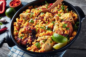 Chicken paella