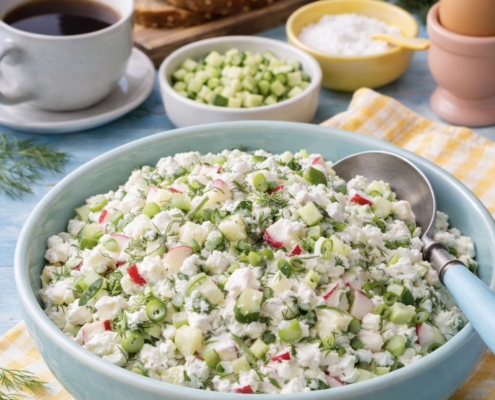 Cottage cheese salad