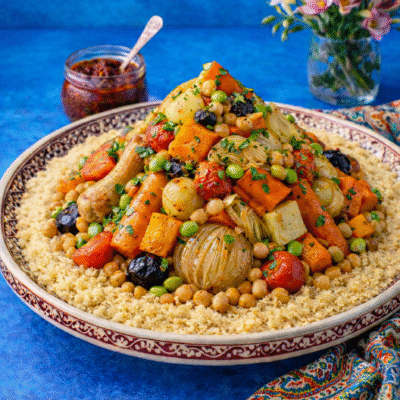 Couscous aux Sept Légumes