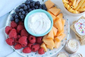 Cottage cheese and fruit