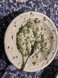 Cottage cheese salad