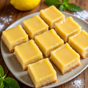 Lemon curd bars