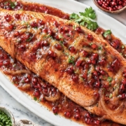 Salmon Pomegranate Sauce