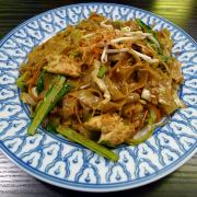 Soy protein pad thai