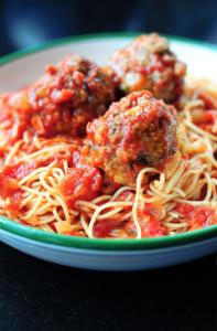 Soy protein Spaghetti and Meatballs Recipe: Gluten-Free Friendly, and Kids-Friendly!