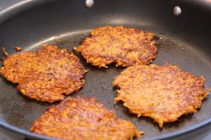 A pan with some food in it