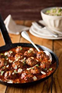 Spicy Moroccan Chicken, Liver and Lamb Meatballs Recipe