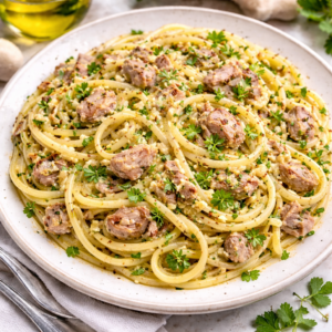 Pasta tuna sauce
