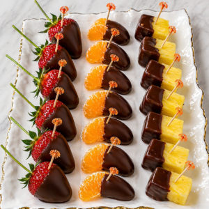 Chocolate dipped fruit