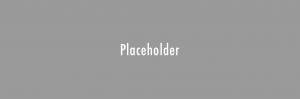 Gray placeholder banner with centered text