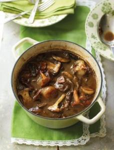 Beef Cheek Stew with Mushrooms