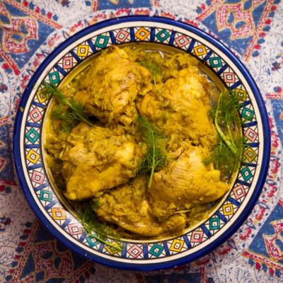 chicken fennel tajine