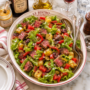 Steak potato salad