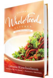 A book cover with a bowl of food on it