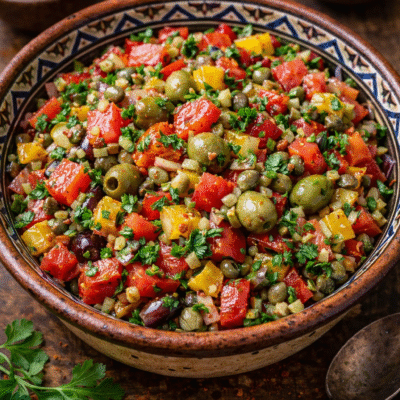 Moroccan tomato salad