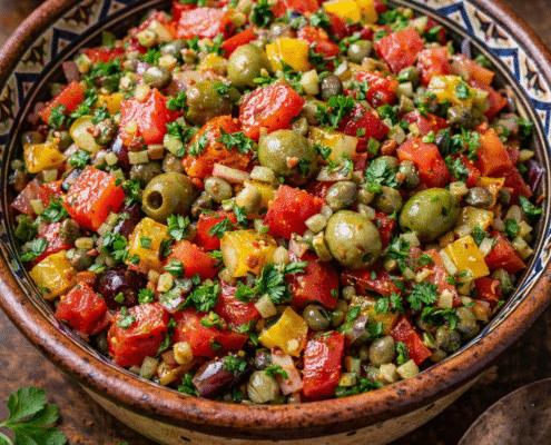 Moroccan tomato salad