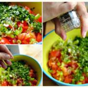 Moroccan Tomato Salad Recipe. Salsa Variation