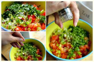 Moroccan Tomato Salad Recipe. Salsa Variation