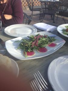 A plate of food on top of a table.