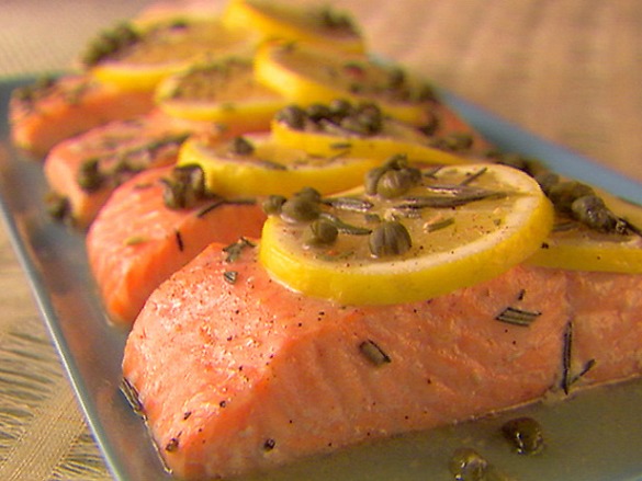 Salmon Lemon Mustard Sauce - Levana Cooks