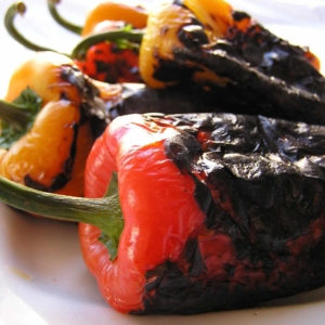 Oven roasted peppers