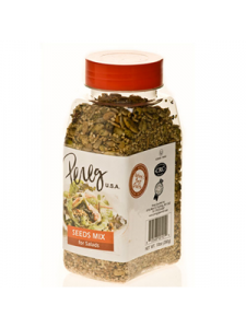 A jar of food with some type of seasoning.