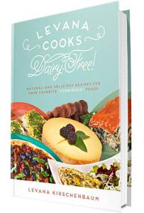 A cookbook cover with food in it