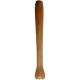 A wooden handle with a long handle