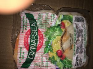 A sandwich wrapper with the word dynassia on it.