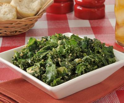 Mock Crab kale salad